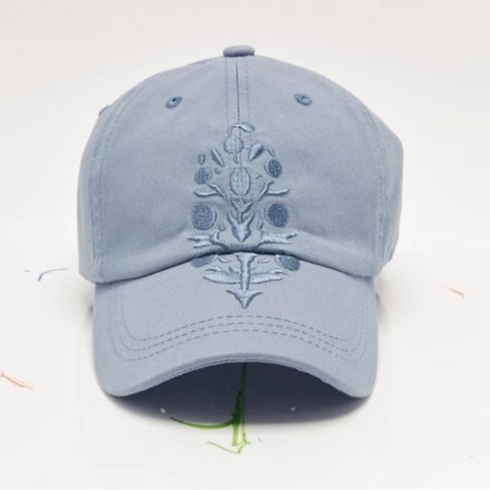 FP Movement by Free People Blue Embroidered Hat